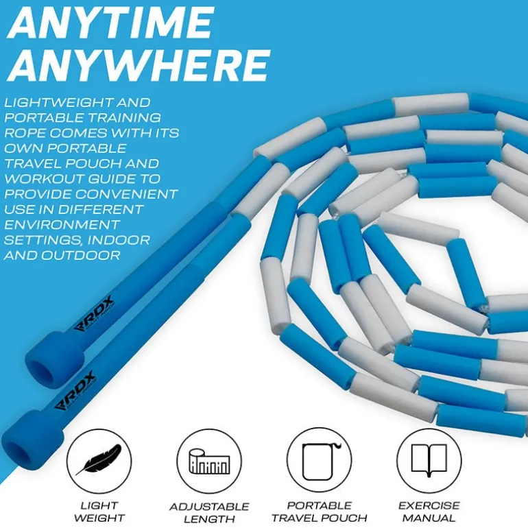 RDX BD Braided Nylon Tangle-Free 10ft Kids Skipping Rope