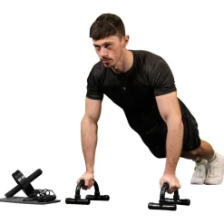 RDX 1B 4-in1 Ab Roller with Push-Up Bar, Skipping Rope & Knee Pad Set