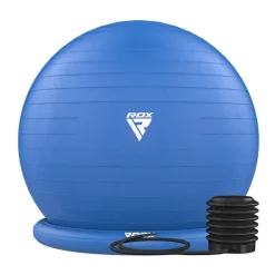 RDX B2 Inflatable Yoga Ball with Anti-Slip Base, Resistance Tubes & Air Pump