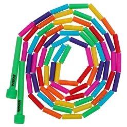 RDX BR Rainbow Color Braided Nylon Tangle-Free 10ft Kids Skipping Rope