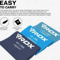 RDX B3 TPE Flat Resistance Training Bands Set