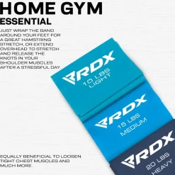 RDX B3 TPE Flat Resistance Training Bands Set