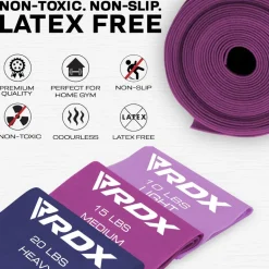 RDX B5 TPE Flat Resistance Training Bands Set