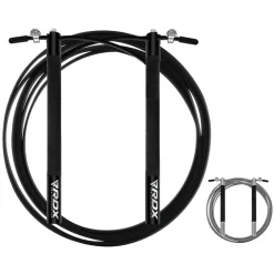 RDX C3 Adjustable 10.3ft Skipping Rope with Non-Slip Handles