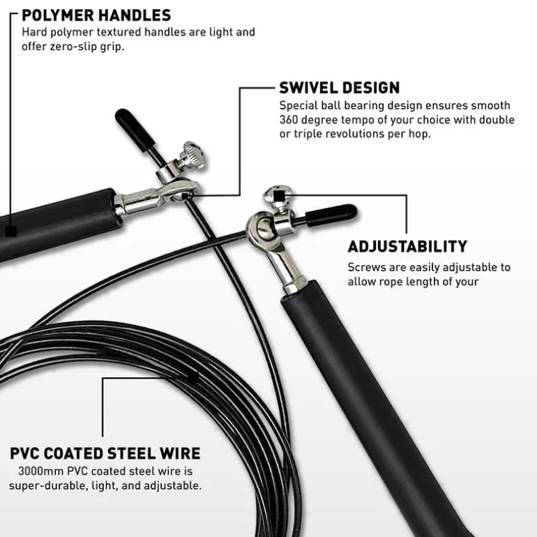 RDX C5 Adjustable Skipping Rope