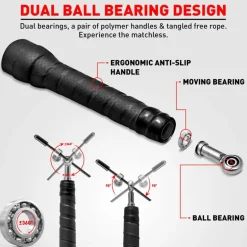 RDX C11 Anti slip Handle Skipping Rope