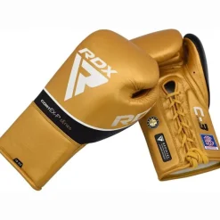 RDX C3 Fight Lace Up Leather Boxing Gloves BBBOFC/BIBA/WBF/NYAC /NEVADA APPROVED