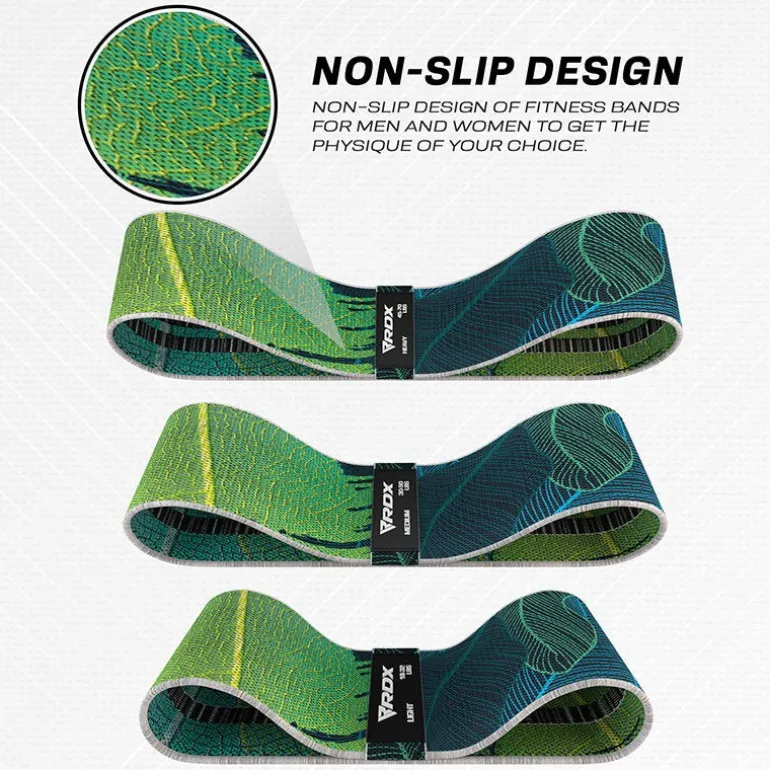 RDX CL Heavy-Duty Fabric Resistance Training Bands for Fitness