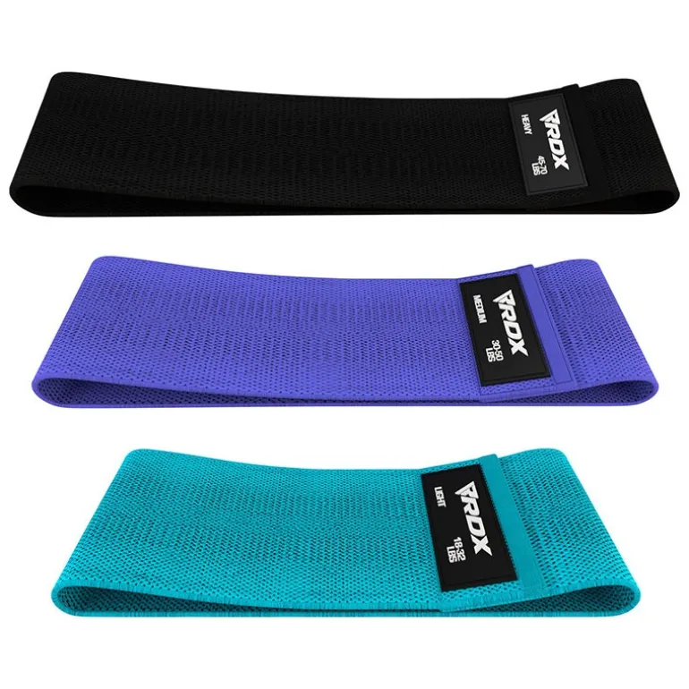 RDX CU Heavy-Duty Fabric Resistance Training Bands for Fitness
