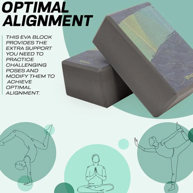 RDX D14 High Density EVA Foam Yoga Blocks Non-Slip Brick