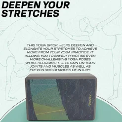 RDX D14 High Density EVA Foam Yoga Blocks Non-Slip Brick