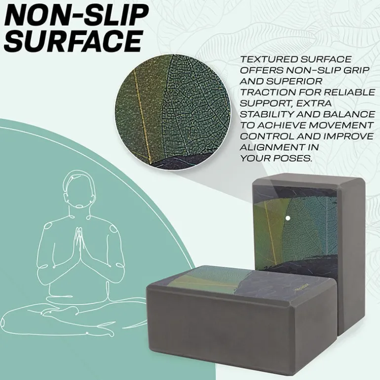 RDX D14 High Density EVA Foam Yoga Blocks Non-Slip Brick