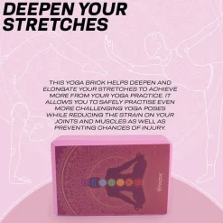RDX D2 High Density EVA Foam Yoga Blocks Non-Slip Brick