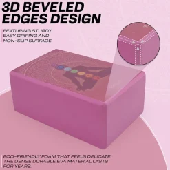 RDX D2 High Density EVA Foam Yoga Blocks Non-Slip Brick