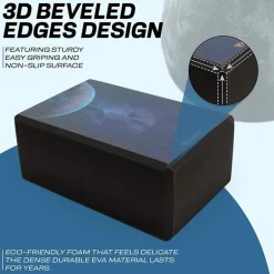 RDX D8 High Density EVA Foam Yoga Blocks Non-Slip Brick