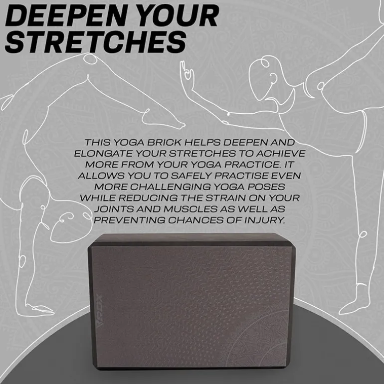 RDX D10 High Density EVA Foam Yoga Blocks Non-Slip Brick