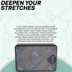 RDX D3 High Density EVA Foam Yoga Blocks Non-Slip Brick