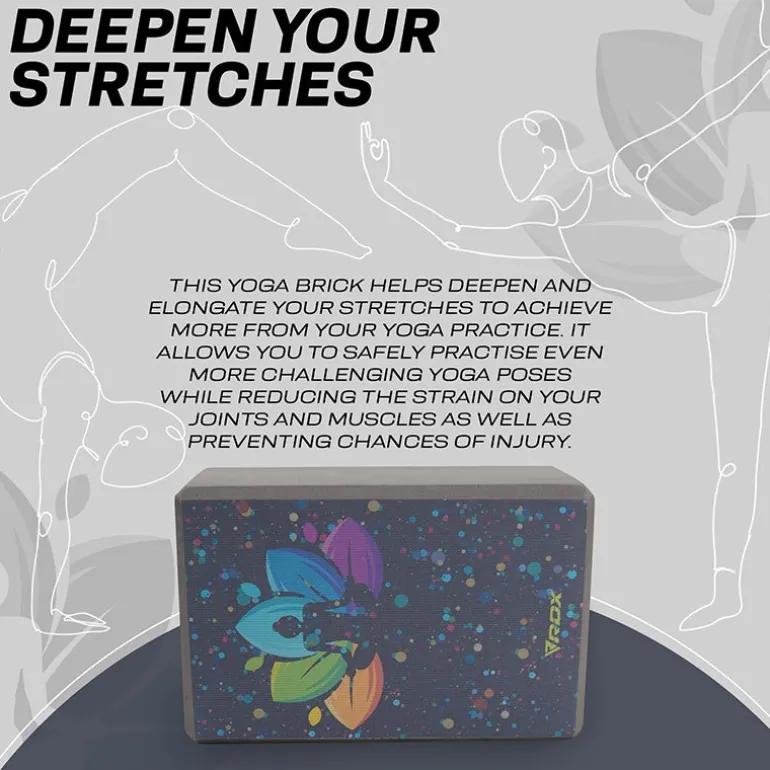 RDX D4 High Density EVA Foam Yoga Blocks Non-Slip Brick