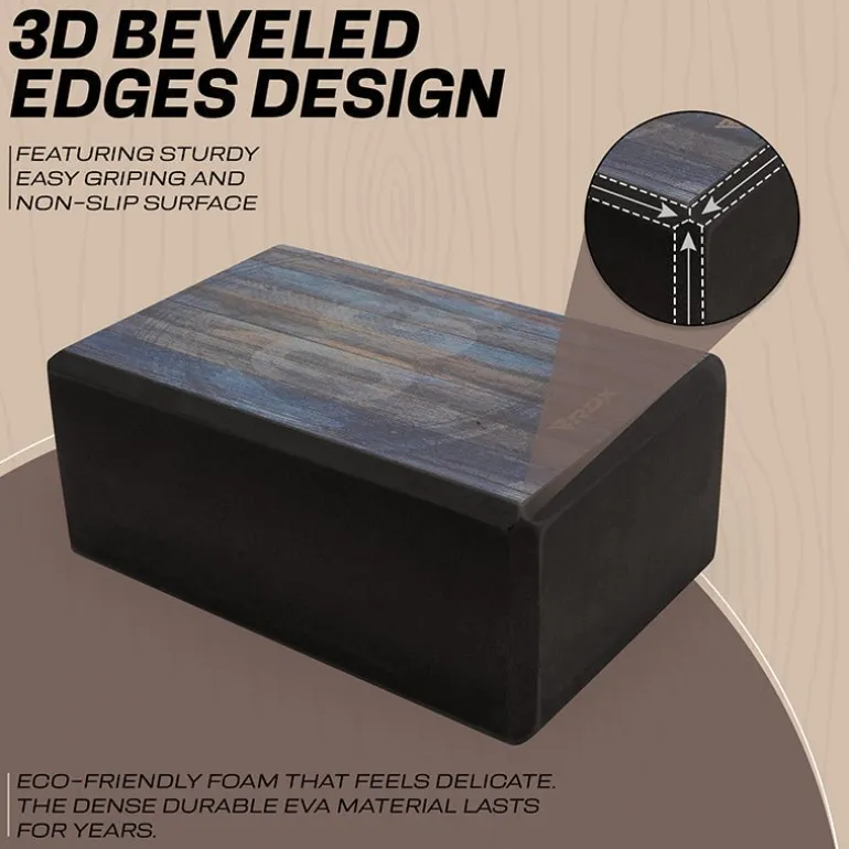 RDX D7 High Density EVA Foam Yoga Blocks Non-Slip Brick