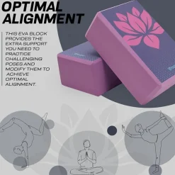 RDX D13 High Density EVA Foam Yoga Blocks Non-Slip Brick