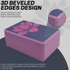 RDX D13 High Density EVA Foam Yoga Blocks Non-Slip Brick