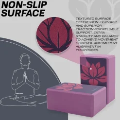 RDX D13 High Density EVA Foam Yoga Blocks Non-Slip Brick