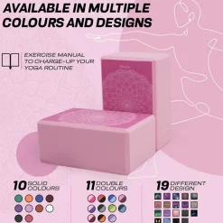 RDX D17 High Density EVA Foam Yoga Blocks Non-Slip Brick