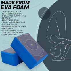 RDX D19 High Density EVA Foam Yoga Blocks Non-Slip Brick