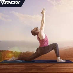 RDX D7 Iris 6mm PVC Yoga Mat Blue Dot