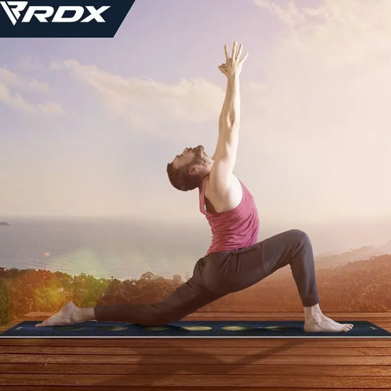 RDX D8 Iris 6mm PVC Yoga Mat Universe Blue