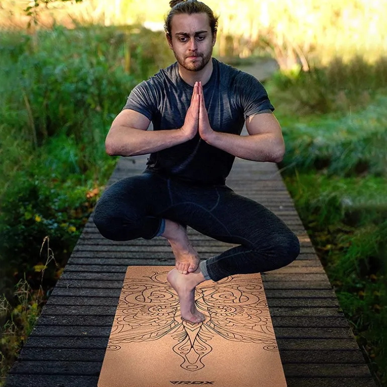 RDX D5 6mm Cork Yoga Mat