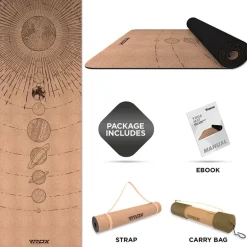 RDX D4 6mm Cork Yoga Mat