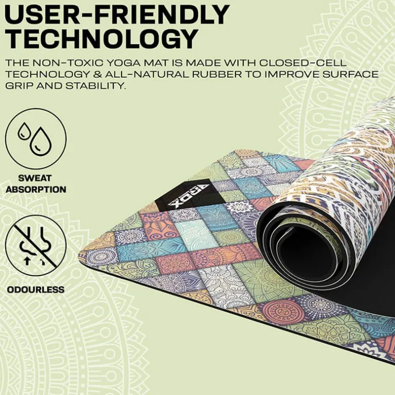 RDX D3 6mm PU Rubber Yoga Mat