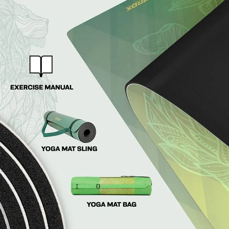 RDX D7 6mm PU Rubber Yoga Mat