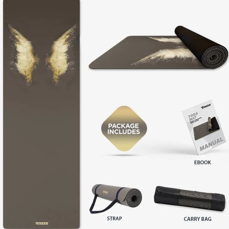 RDX D8 6mm PU Rubber Yoga Mat
