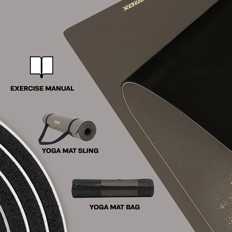 RDX D8 6mm PU Rubber Yoga Mat
