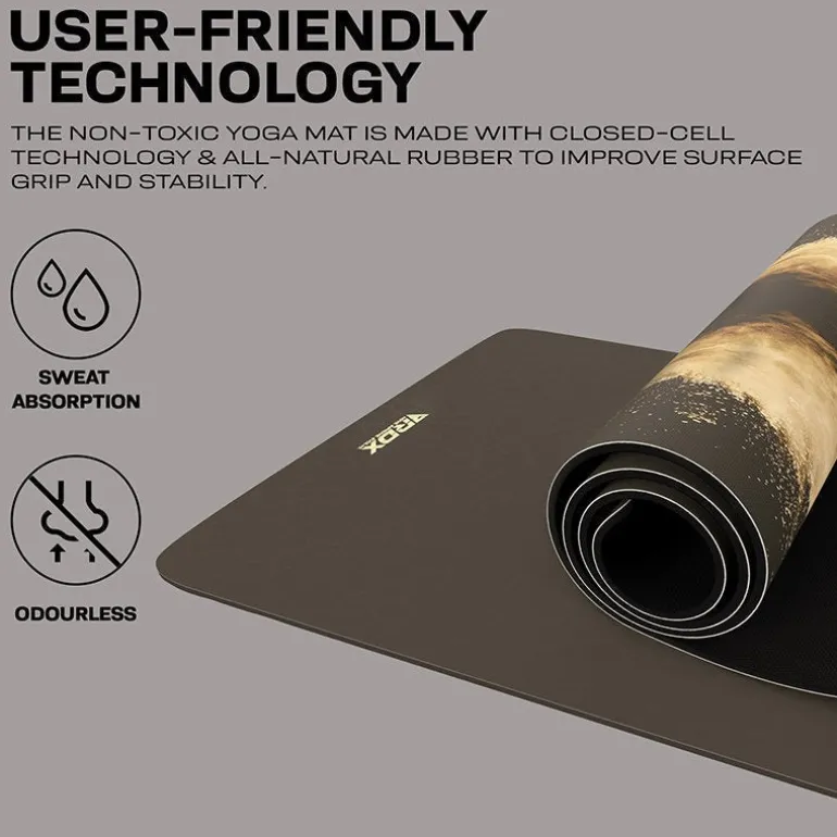 RDX D8 6mm PU Rubber Yoga Mat