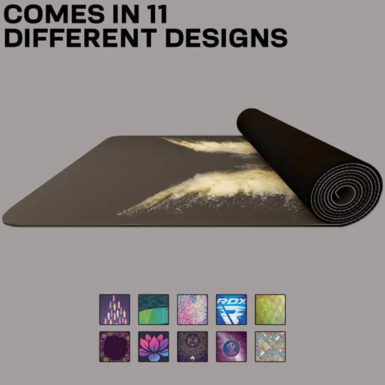 RDX D8 6mm PU Rubber Yoga Mat