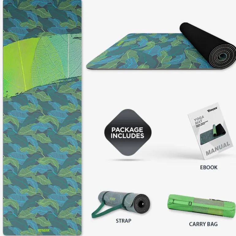 RDX D9 6mm PU Rubber Yoga Mat