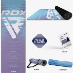 RDX D10 6mm PU Rubber Yoga Mat