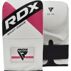 RDX F10 Boxing Bag Gloves White/Pink