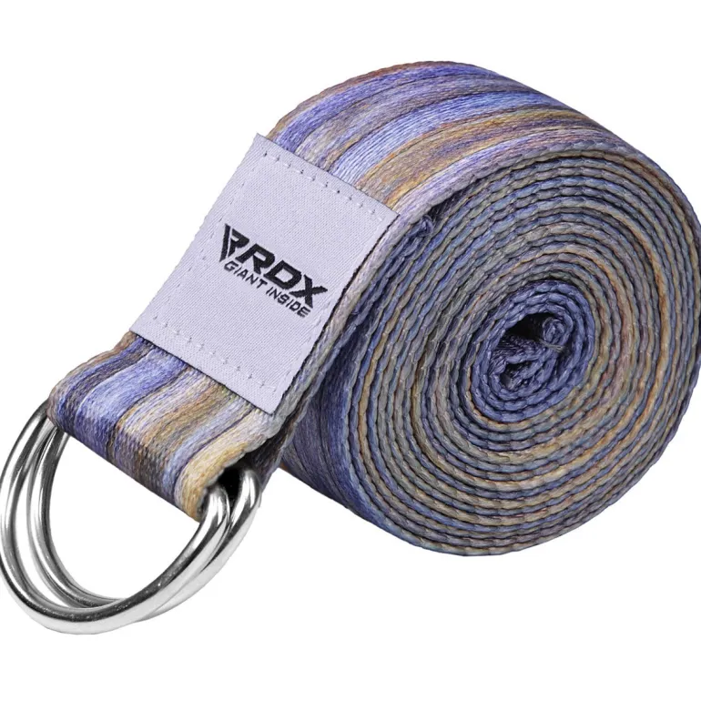 RDX F1 D-Ring Steel Buckle Cotton Yoga Strap