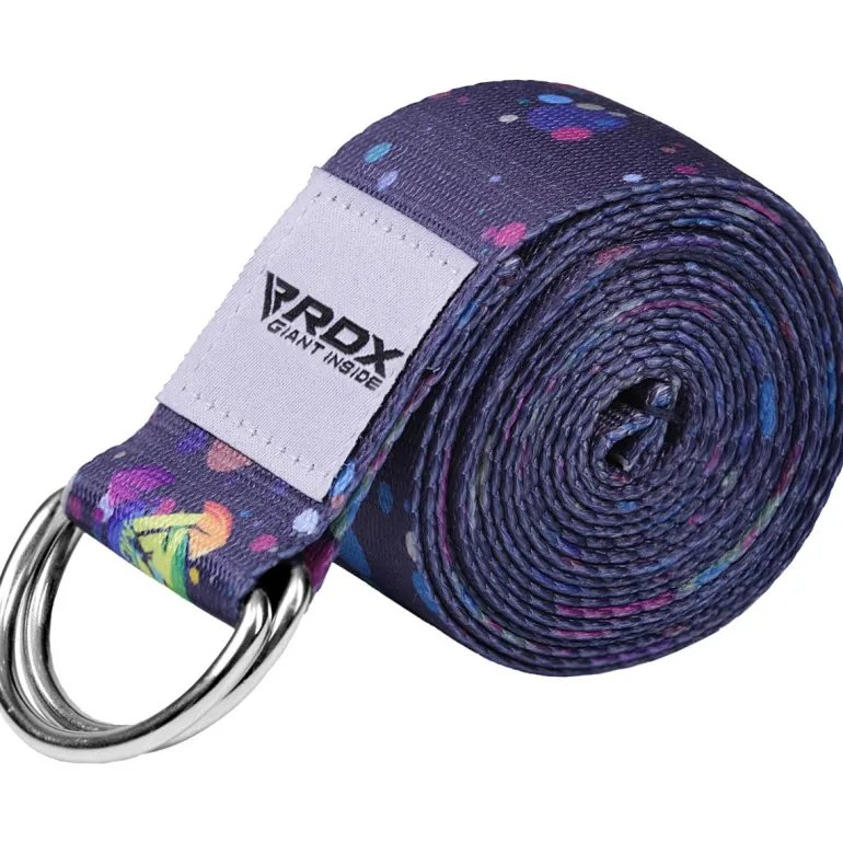 RDX F3 D-Ring Steel Buckle Cotton Yoga Strap