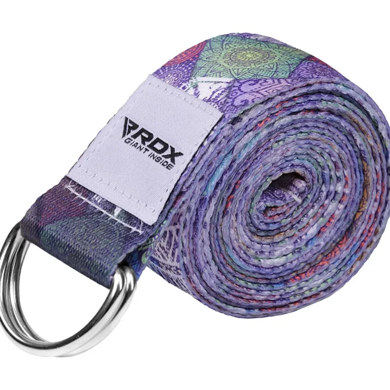 RDX F9 D-Ring Steel Buckle Cotton Yoga Strap