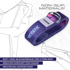 RDX F6 D-Ring Steel Buckle Cotton Yoga Strap