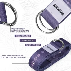 RDX F19 D-Ring Steel Buckle Cotton Yoga Strap