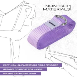 RDX F21 D-Ring Steel Buckle Cotton Yoga Strap