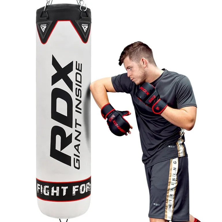 RDX F1 4ft / 5ft 13-in-1 Punch Bag with Bag Mitts Set