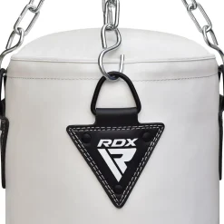 RDX F10 4Ft / 5Ft White Training Punch Bag For Boxing & MMA Set