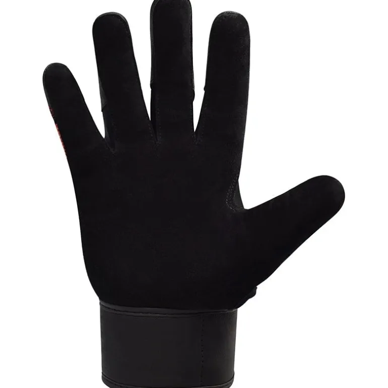 RDX F41 Full Finger Long Wrist Support Strap Heavy Weight Lifting Gym Gloves